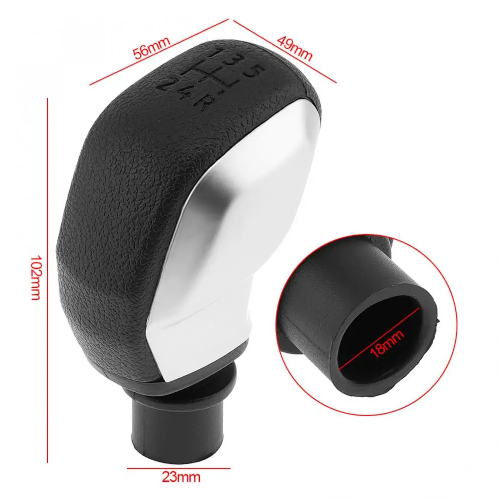 5 скоростей ABS пластик черный + серебристый ручной Трансмиссия автомобильный