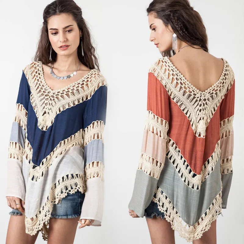Женское пляжное платье бикини с длинным рукавом|tunic tops|tunic cover uptunic beach |
