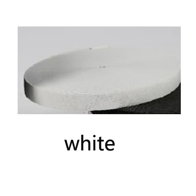 white 15/20/25/30/35/40/50/60 мм белая Резина и полиэстер высокого резинки веревки лента для одежды брюки Швейные аксессуары DIY Wh - Цвет: white