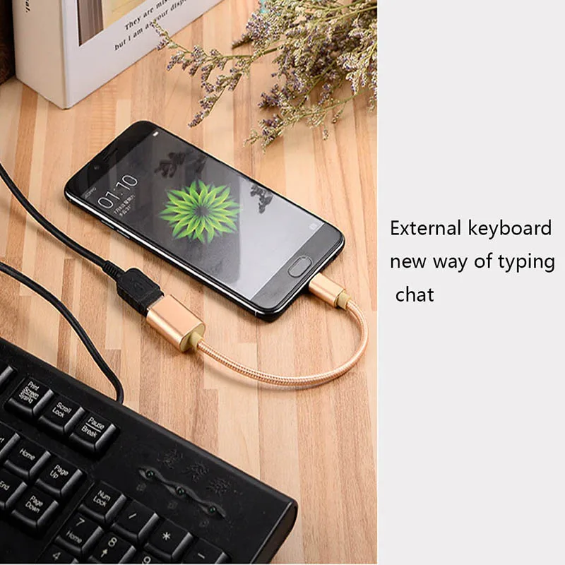 Адаптер OTG из алюминиевого сплава для Android|Переходники и адаптеры| |