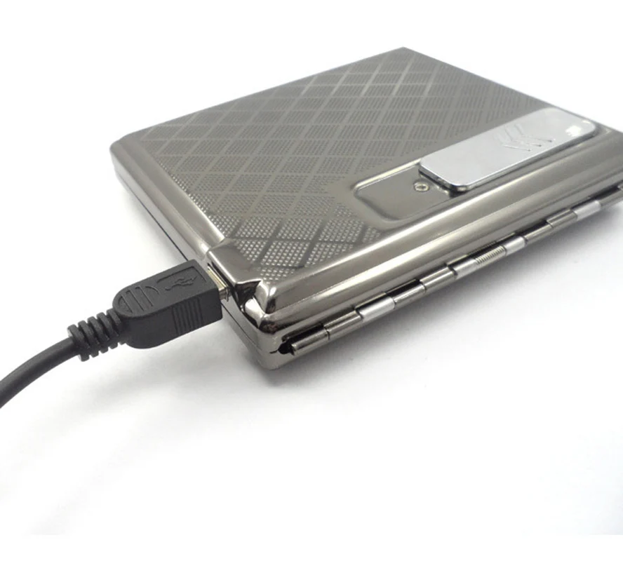 

16 cigarettes USB Cigarette case Lighter