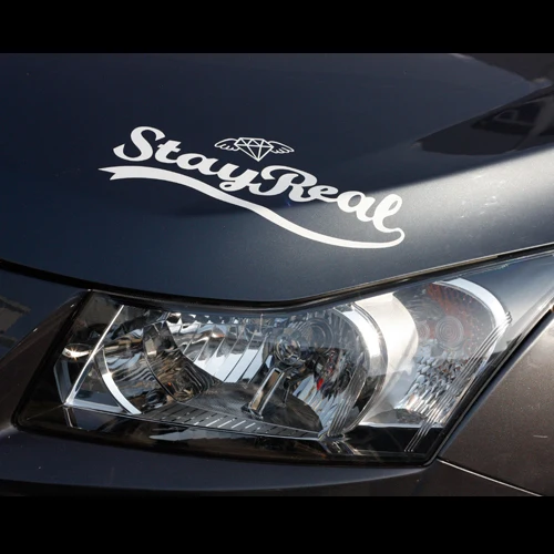 

XGS DECAL car stickers maids stay real lamp eyebrow posted reflective stickers car stickers