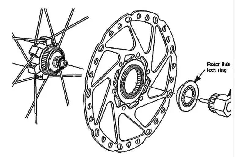 RT54 6-дюймовый 160 мм дисковый тормоз Center-Lock Rotor 1 шт. | Спорт и развлечения