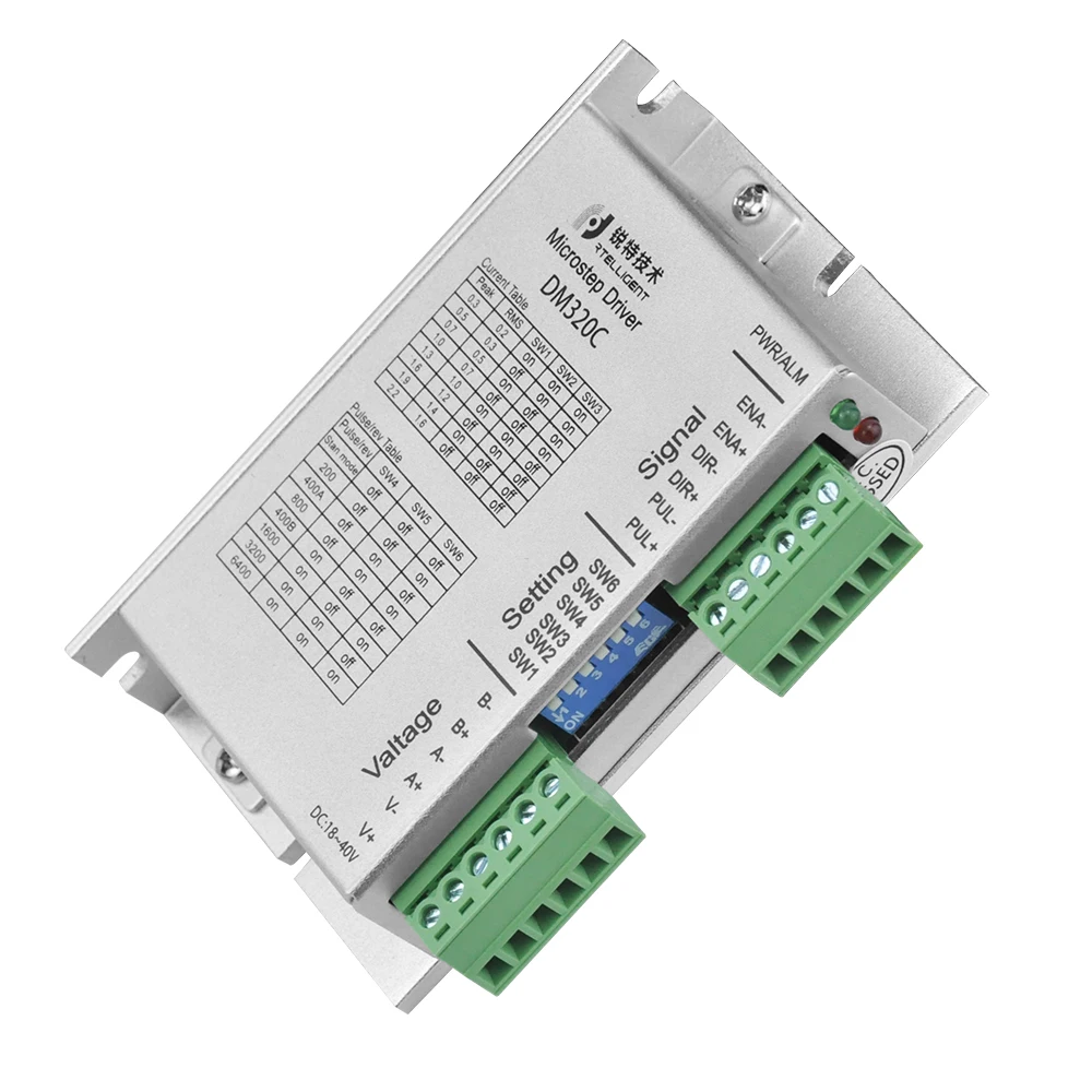 Специальная цена DM320C Nema 17 Драйвер шагового двигателя 2.2A 24 48VDC шаговый для Nema17