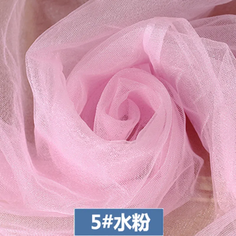 5 м/лот сделай сам Мягкая Блестящая сетчатая ткань для детской кроватки