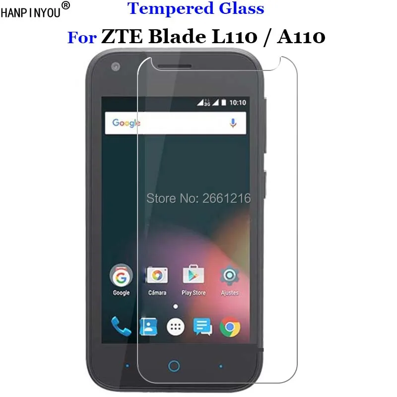 Для ZTE Blade L110 закаленное стекло 9H 2.5D Премиум Защитная пленка для экрана L110/ZTE A110 4