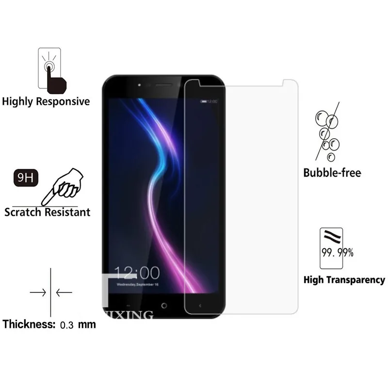 Закаленное стекло 9H для Leagoo Power 2 защита экрана защитная стеклянная пленка