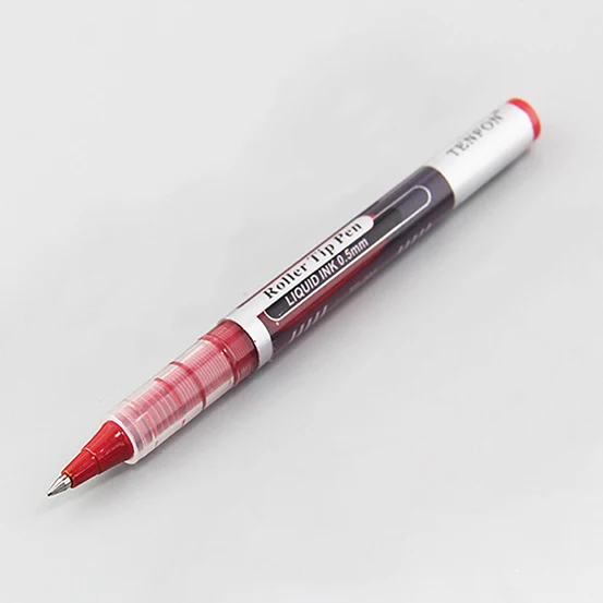 Red Ink 1 шт., гелевая ручка, синие, черные, красные чернила, кавайная канцелярская ручка, милая Шариковая ручка для офиса и школы, канцелярские принадлежности для письма, 0,5 мм ручка - Цвет: Red Ink