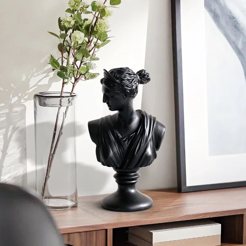 Ретро David головные портреты бюст Статуэтка Венеры Микеланджело Буонарроти