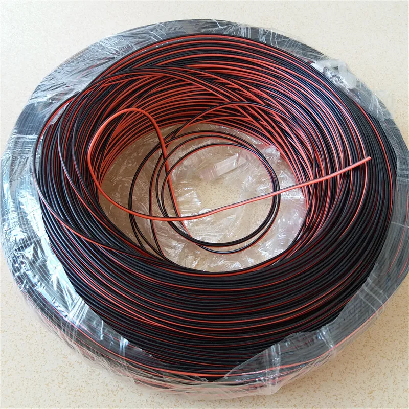 2 ядра 18/20/22/24/26AWG провод из луженой меди красной/черный UL2468 акустический кабель электрического провода аудио кабель усилитель разделитель