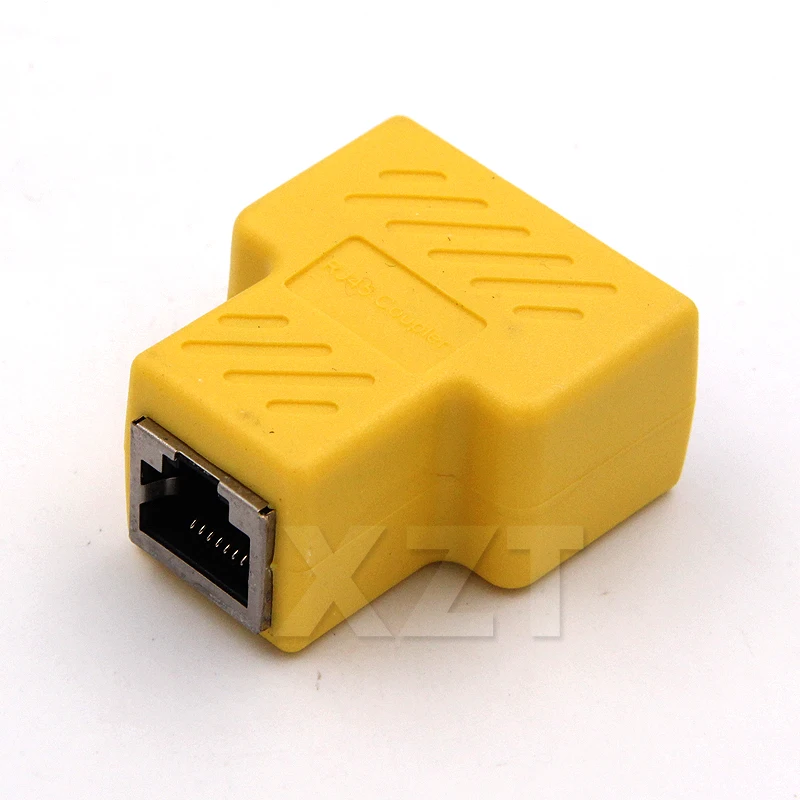 Новый Красочный медный сердечник 1 к 2 RJ45 соединитель сетевой кабельный сплиттер