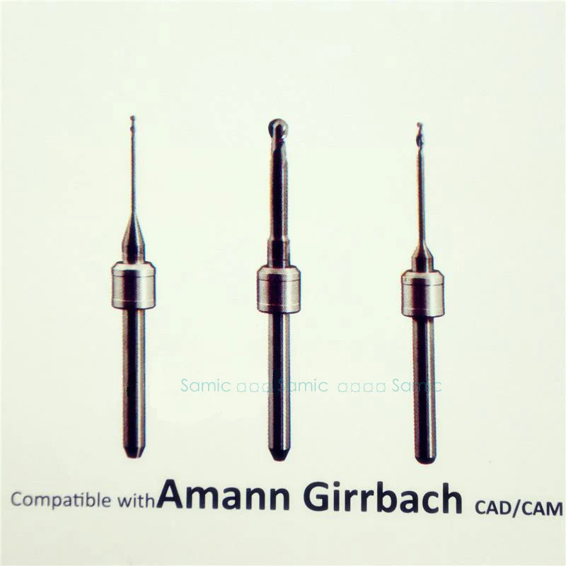 Оригинальный DLC алмазоподобное пальто фрезерные буры из карбида для Amann Girrbach CADCAM