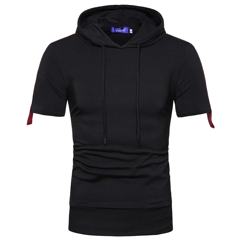 Распродажа хип-хоп стиль толстовка белая с коротким рукавом О-образным вырезом