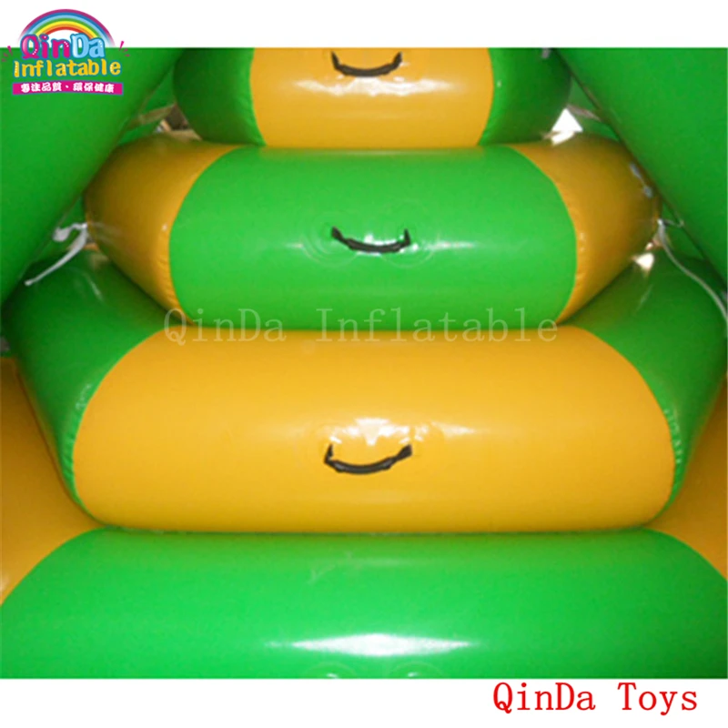 Китайский поставщик заводская цена плавающая водная горка 2 полосы надувная для