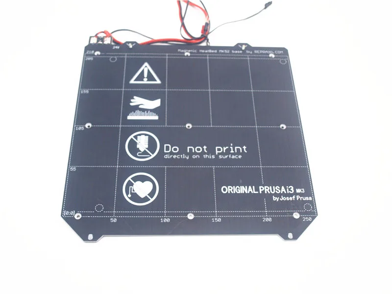 Funssor Prusa i3 MK3 3D принтер Y каретки с Подогревом Комплект проводки Thermistor магнитом для