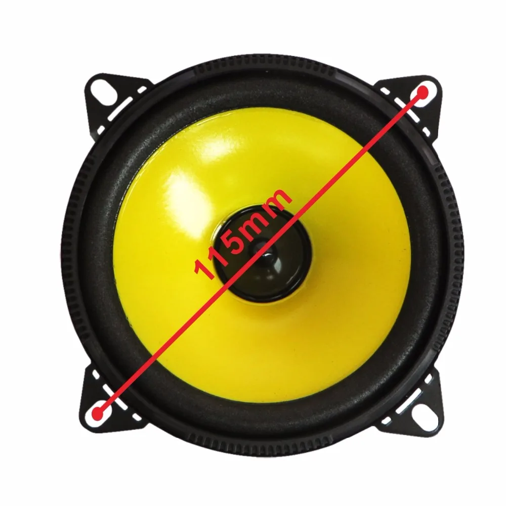 Парные Max 80 Вт 4 дюймов 12 В 24 Hi Fi автомобиль полный спектр жевательная резинка Edge
