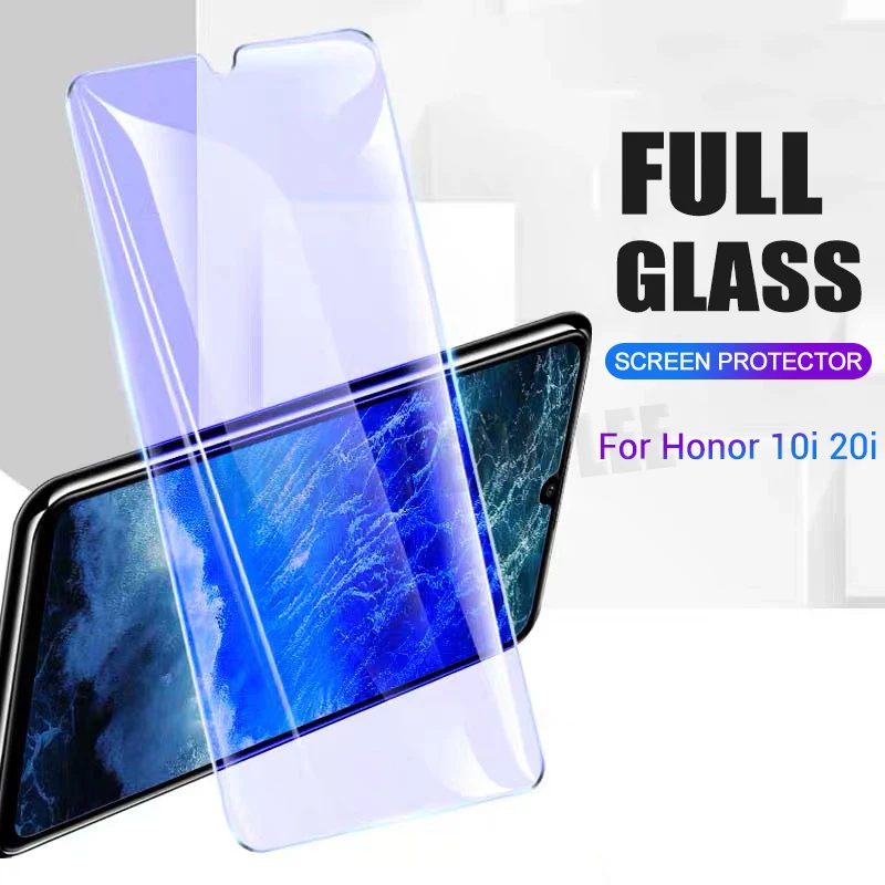 Закаленное стекло 2 шт./лот для Huawei Honor 10i 20i защита экрана 9H анти Blu Ray закаленное