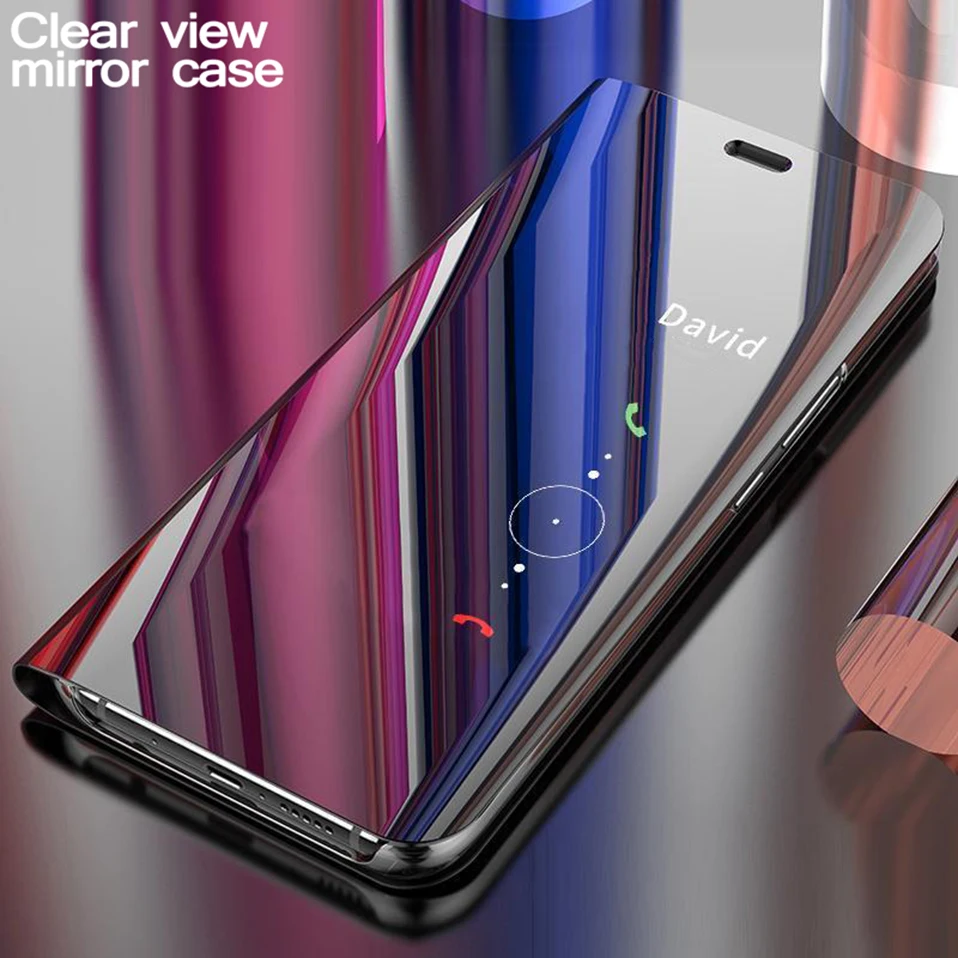Clear View умный зеркальный Чехол С Откидывающейся Крышкой для samsung Galaxy J3 J5 J7 2017 года On5