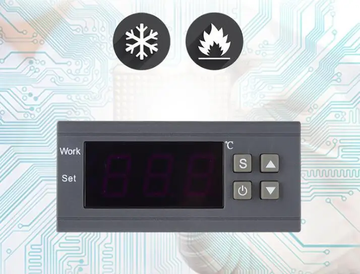 

Intelligent digital display thermostat refrigeration heating adjustable temperature controller temperature control switch