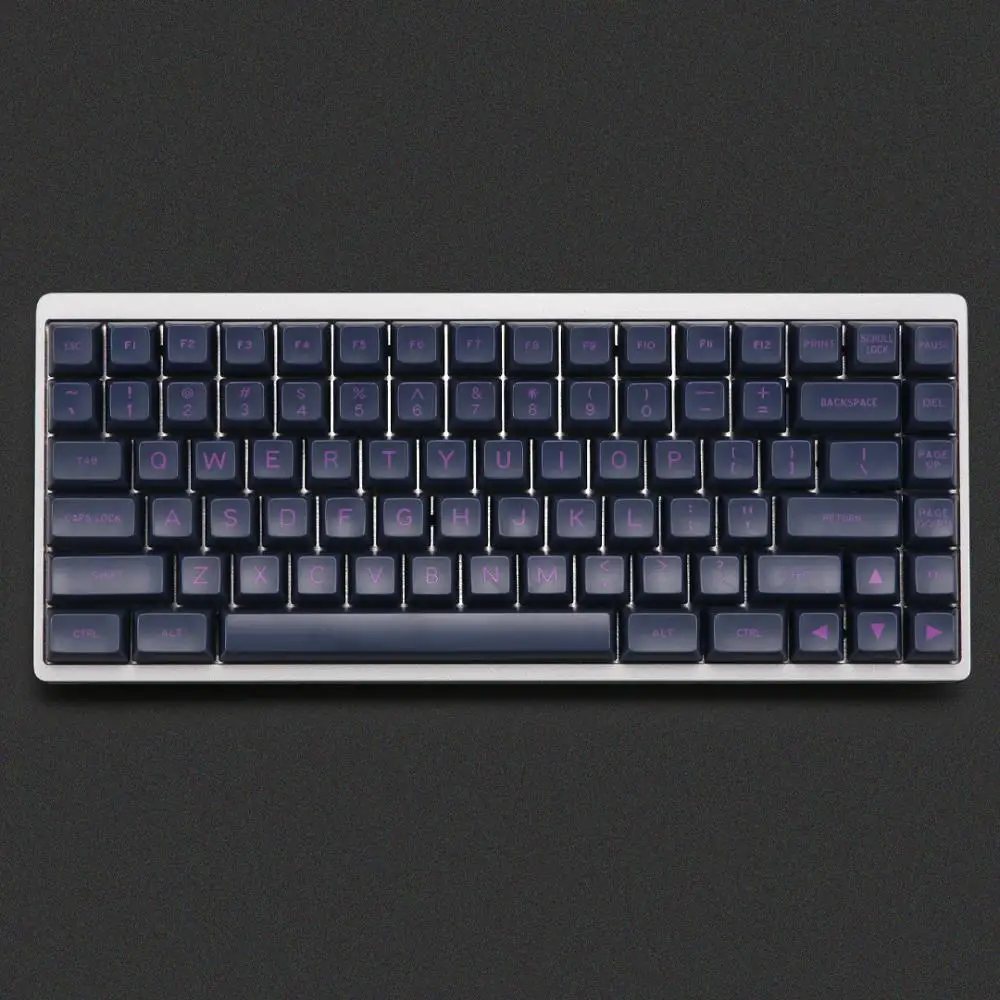 MAXKEY темно фиолетовый SA keycaps Doulbeshot ABS материал для вишни механическая клавиатура