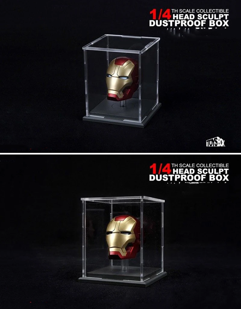 1/4 весы рисунок аксессуар прозрачная Пылезащитная коробка для 18 &quotфигурка