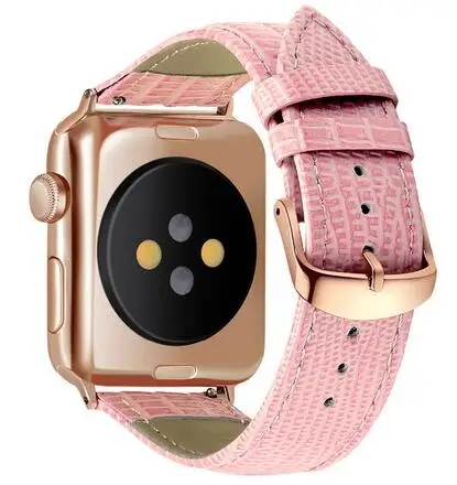 Модные роскошные кожаные петли для Apple watch ремень 38 мм 42 группа iwatch серии 4 3 2 1 40 44