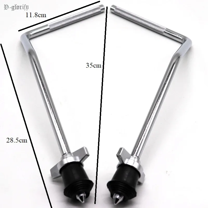 1 пара комплект аксессуаров для торцевых ножек tom leg BASS feet|drum set accessories|bass drum legsdrum