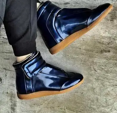 Осенняя мужская повседневная обувь на плоской подошве новинка дизайнерская