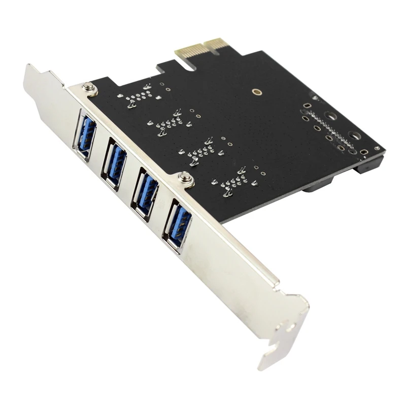 4 порта Usb3.0 карта расширения 5 Гбит/с Pci E Express адаптер конвертер для Pcie X1 X4 X8 X16 Windows
