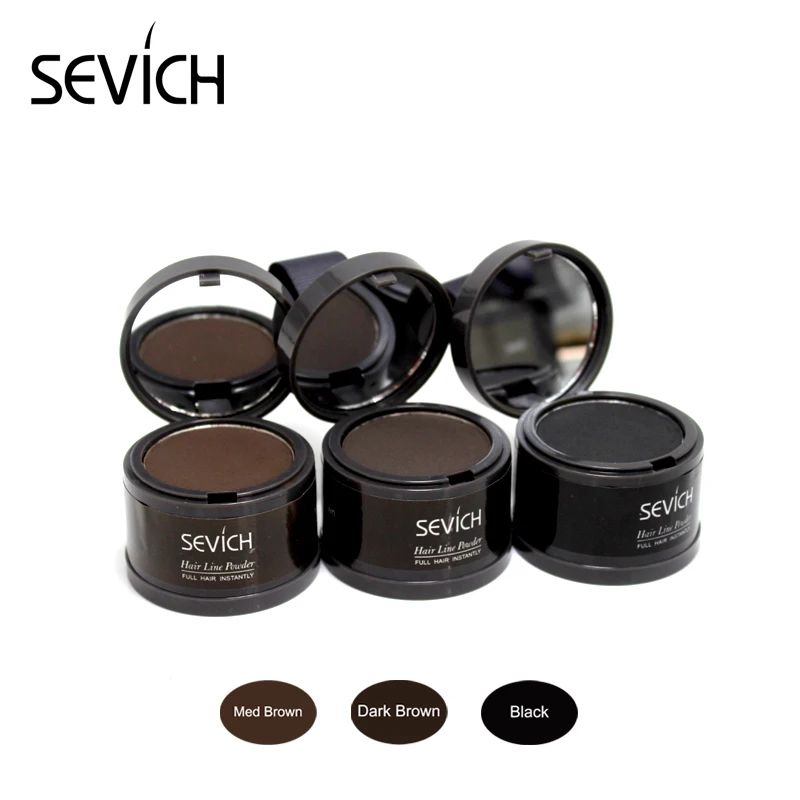 Волосяная линия порошковая для волос тени макияжа консилер 7 цветов волосяная