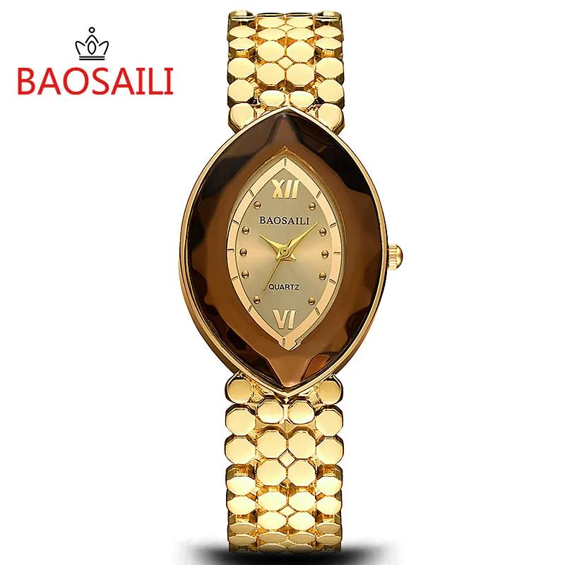 BSL961 бренд BAOSAILI золотые женские наручные часы в форме глаза Montre Femme|watch brand|watch brand