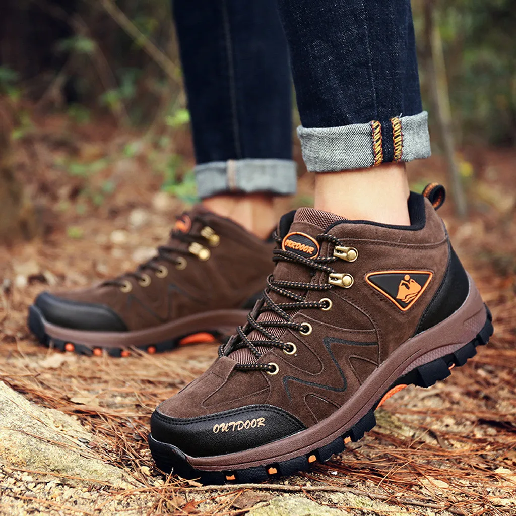 KANCOOLD мужские кожаные уличные кроссовки мужская обувь нескользящая Повседневная