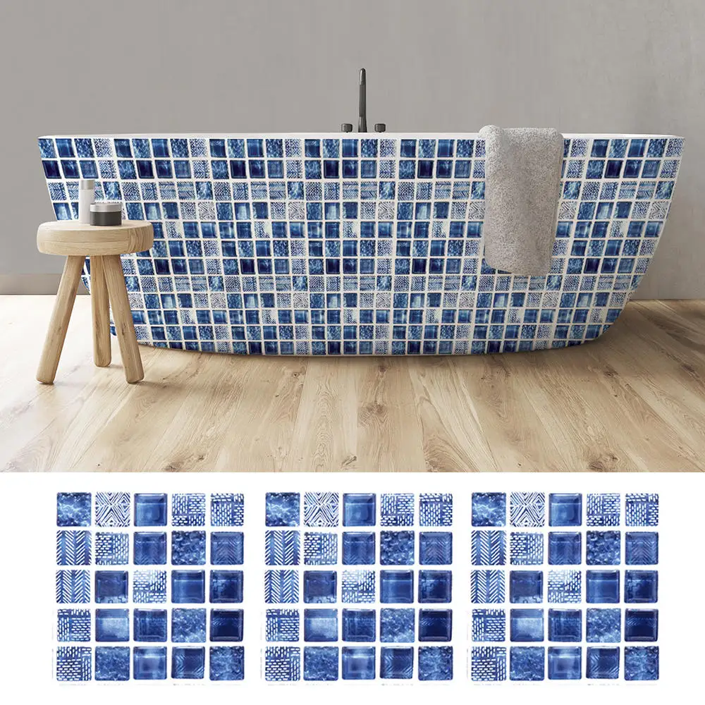 6 шт 3D Мозаика самоклеющаяся Ванная Кухня настенная лестница плитка наклейка