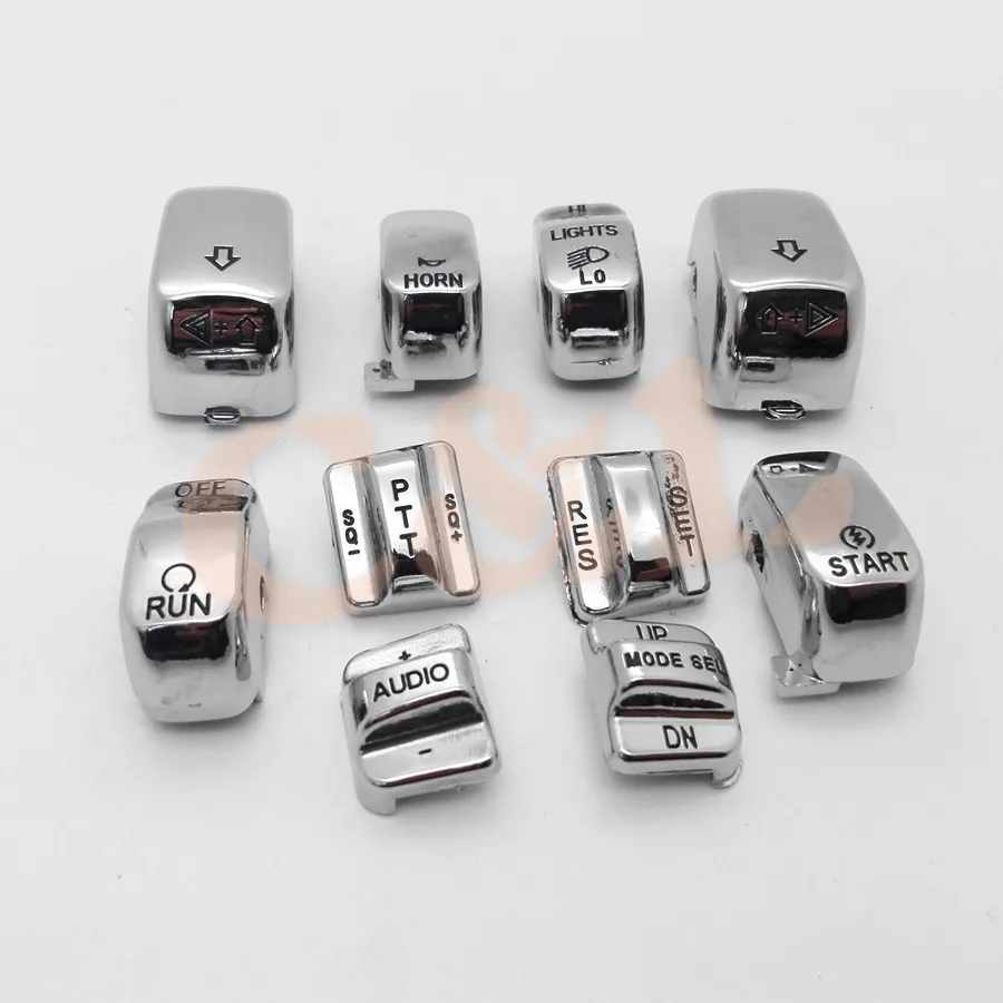 Мотоцикл хромированный резной переключатель с ручным управлением корпус кнопки