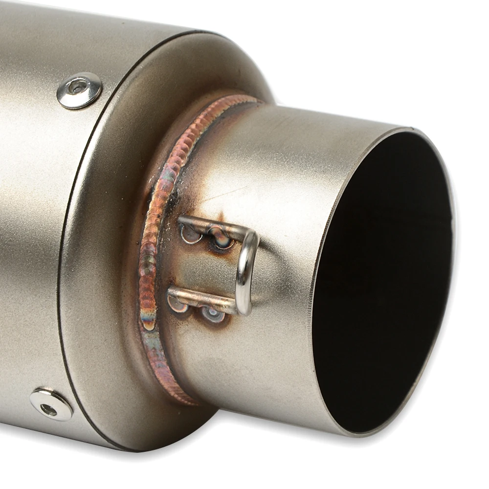 Гоночная 61 мм выхлопная труба для мотоцикла средней длины и торцевая BMW S1000RR 2009 2010