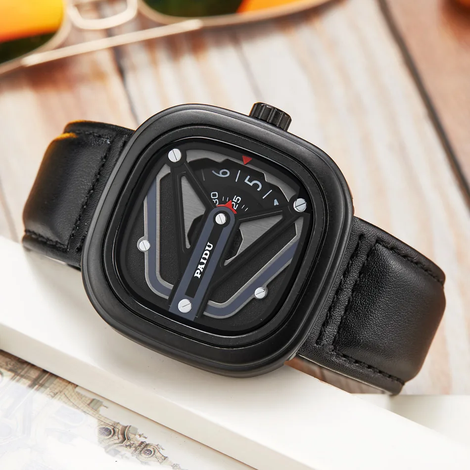 2019 модные кварцевые часы Ретро Мужские лучший бренд эксклюзивные мужские