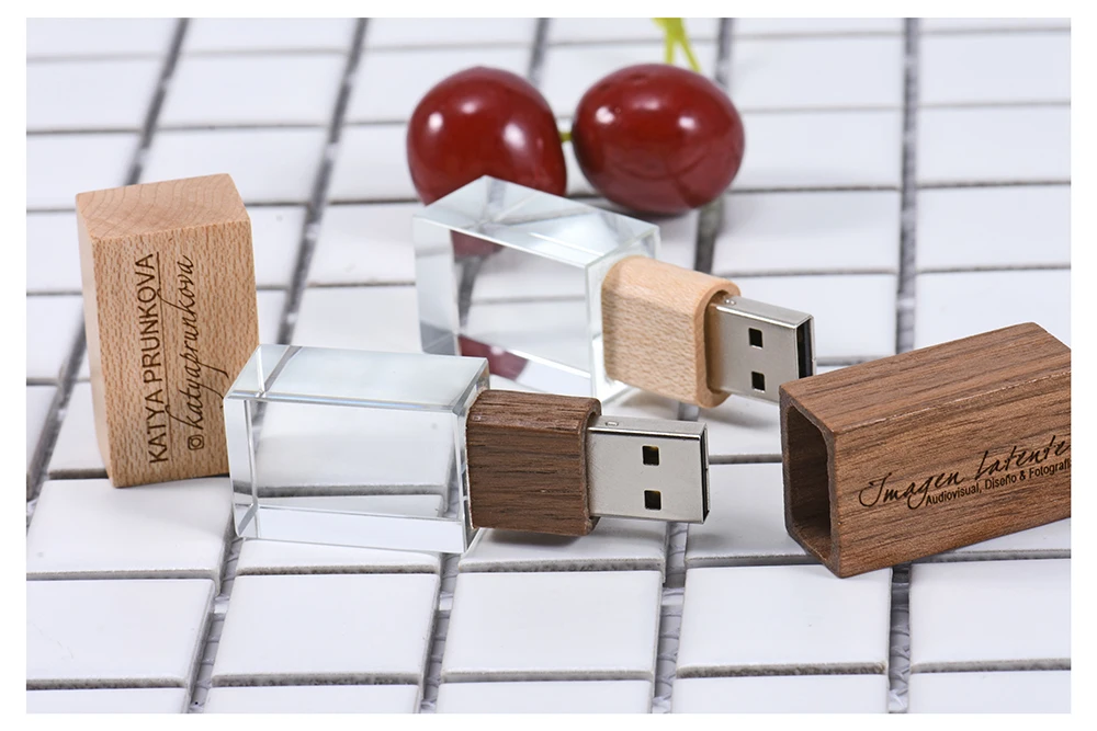 JASTER(10 шт. бесплатный логотип) USB 2,0 свадебная фотография подарок деревянный Кристалл Деревянный 64 ГБ 32 ГБ 16 ГБ 4 ГБ памяти флэш-накопитель