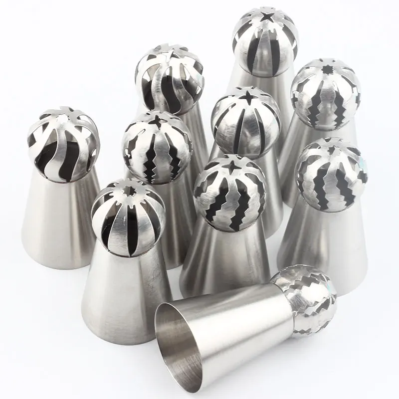 Наконечники для кремов 13 шт./компл. в форме шара русские кондитерские изделия