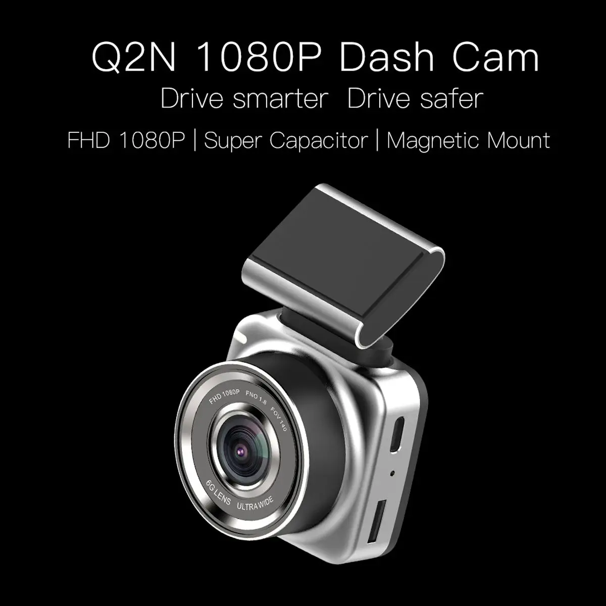 Anytek Q2 видеорегистратор радар-детектор FHD 1080 P камера с видеозаписью Dash камера ADAS LDWS Съемная магнитная поддержка