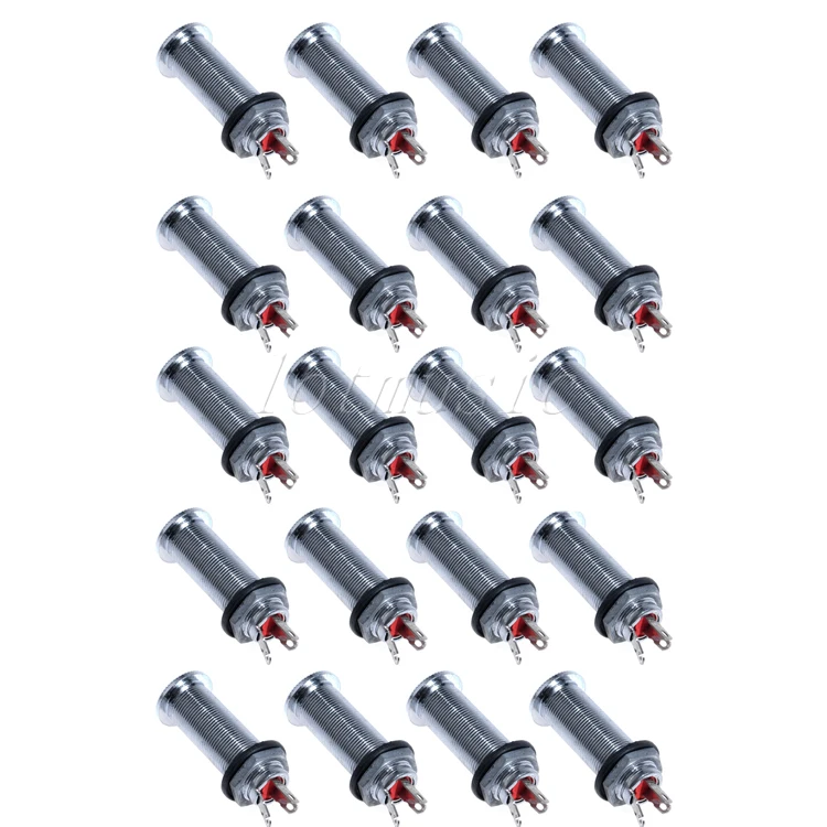 20 шт. низкошумные басовые Выходные разъемы хромированное крепление для вспышки