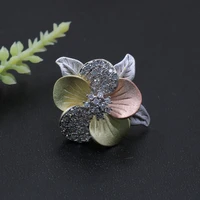 lanyika fashion jewelry exquisite flowers with leaf brooch pin design for engagement wedding micro paved zircon popular gifts