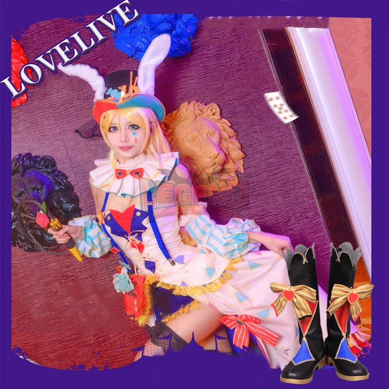 Обувь в стиле аниме «Живая любовь! Карнавальный костюм lovelive цирк вер платье юбка Хонока Уми Котори Рин Маки ханахо Нико Эли Нозоми костюм для косплея