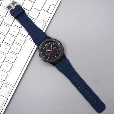 Высококачественный силиконовый ремешок для часов 22 мм Samsung Gear S3 Classic/Frontier браслет