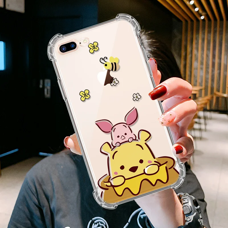 Силиконовый чехол для iPhone 7 Plus 8 6 6S Plus 5 5S SE мягкий прозрачный чехол для iPhone 11 Pro XS MAX XR 9 10 Funda - Цвет: wnsxzpj