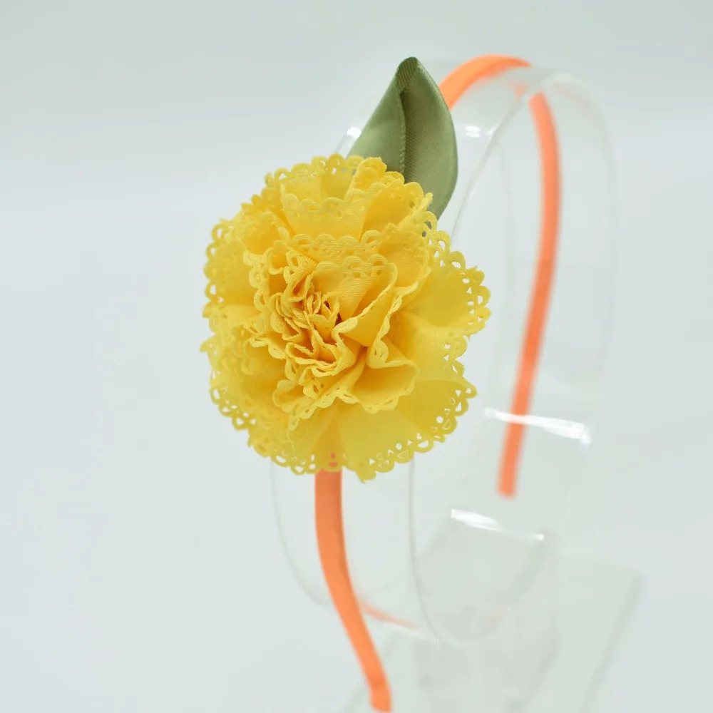Children's Flower Hair Band Green Leaf Multi-colored Baby Accessories | Детская одежда и обувь