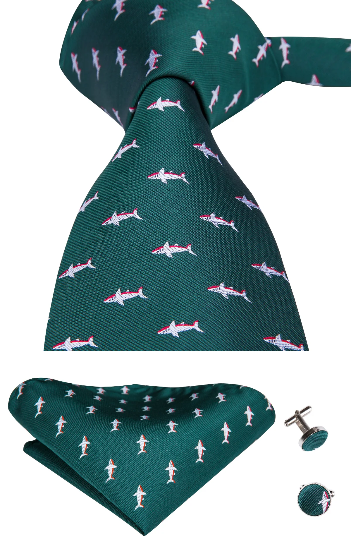 Классический мужской галстук из 100% шелка зеленого цвета вечерние галстуки на