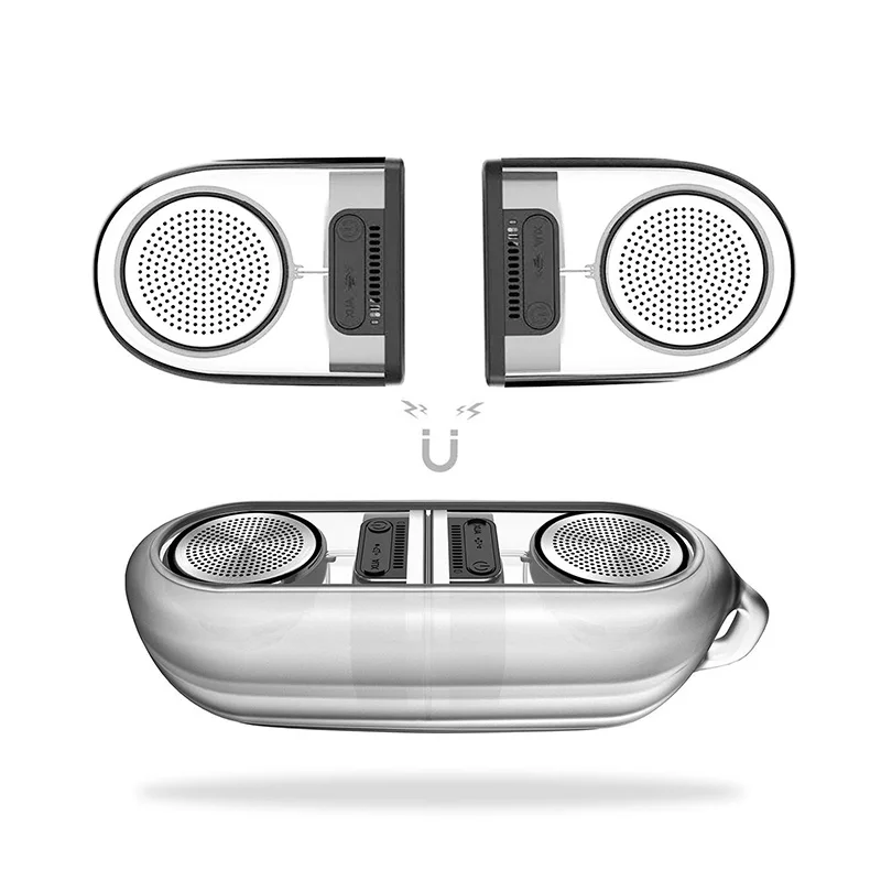 Магнитный динамик водонепроницаемый TWS Bluetooth s True беспроводной объемный звук