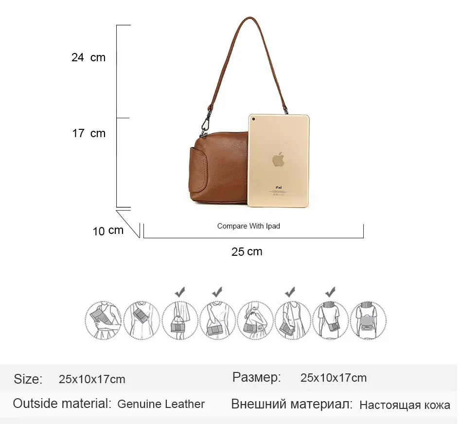 Женская сумка Bolsa Feminina из натуральной кожи, новая женская сумка-тоут с аутентичной кожей, высокое качество, сумки-мессенджеры