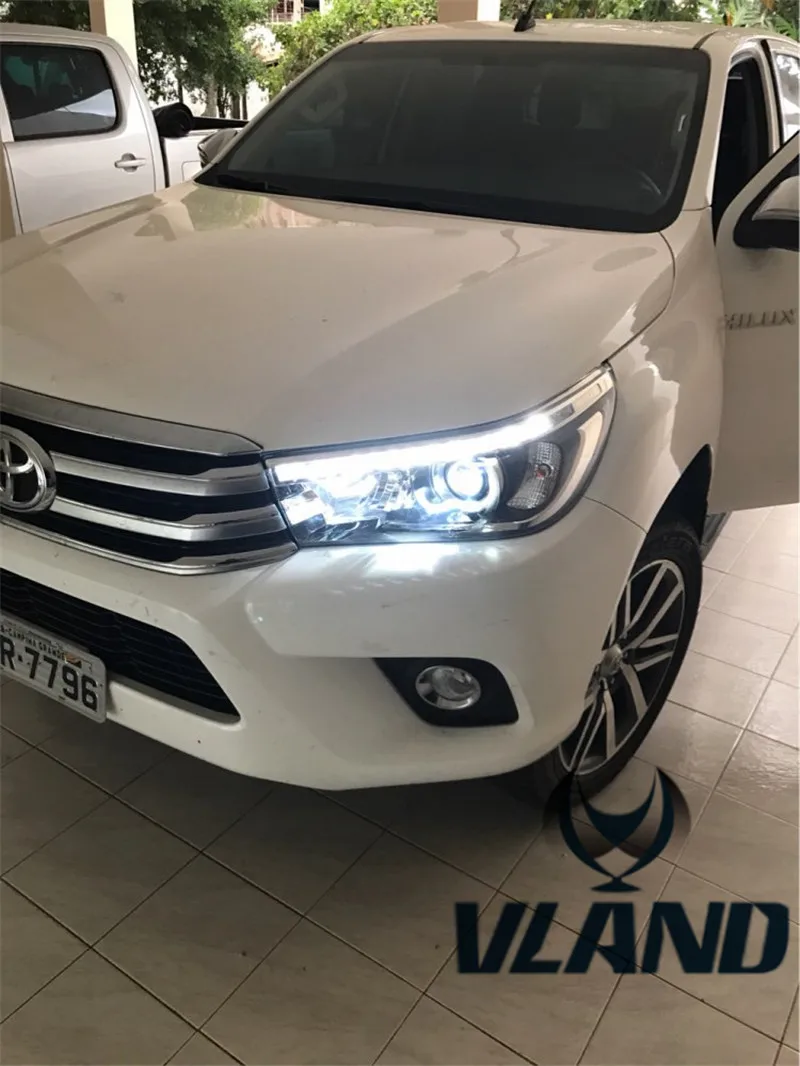 VLAND производитель автомобильных головных ламп для Hilux светодиодный светильник 2016