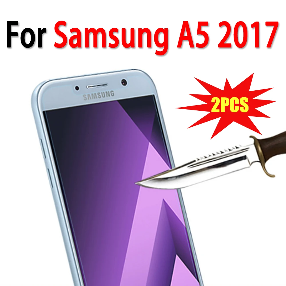 

Закаленное стекло для Samsung Galaxy A5 2017, A520, A520F, 2 шт.